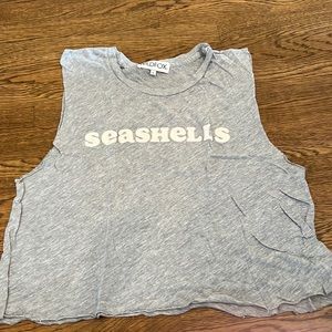 Wildfox cropped tee shirt